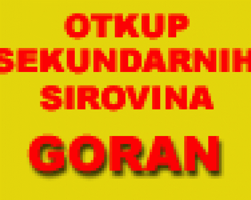 Otkup sekundarnih sirovina Goran