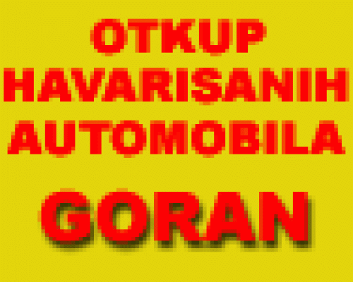 Otkup starih i havarisanih vozila Goran