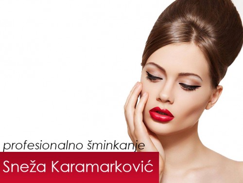 Profesionalno šminkanje Sneža Karamarković